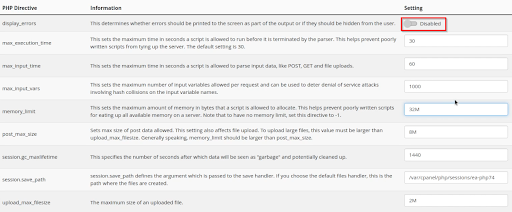 Make sure that the PHP INI configuration for each of your sites is secure.